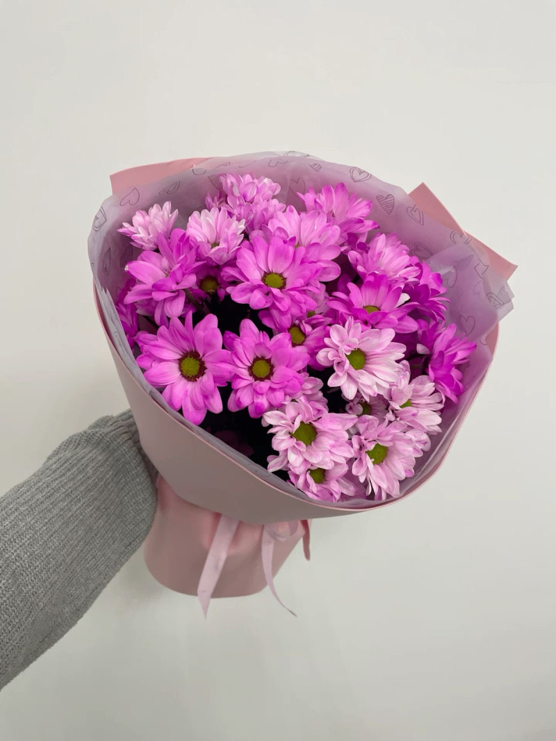 Mevsimlik çiçeklerden  buket